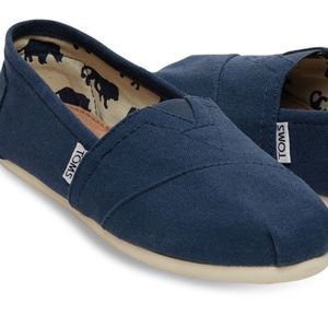 Navy Canvas Toms
